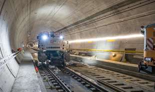 Wieder Vollbetrieb im Basistunnel